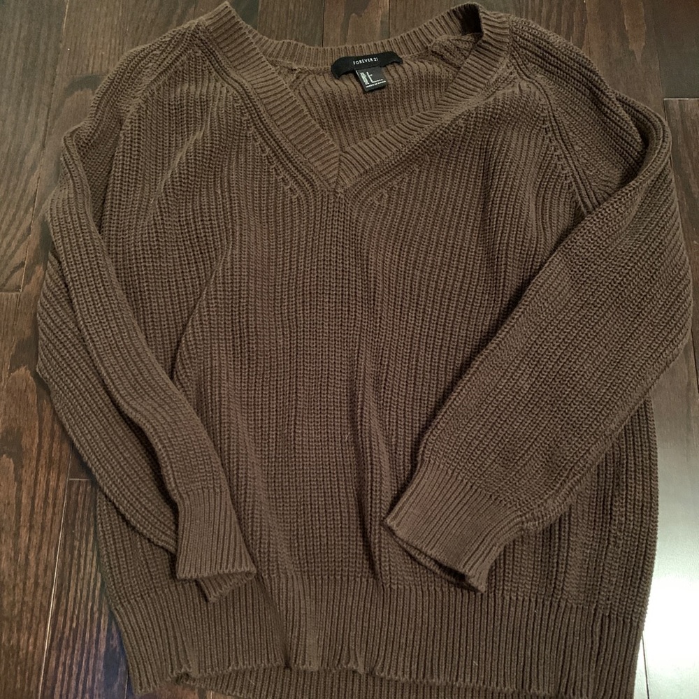 Olive green sweater